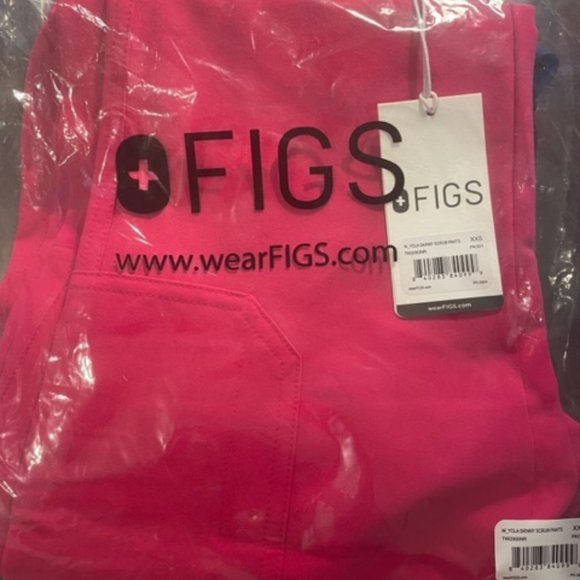 Figs Pants - Figs Yola Skinny Scrub Pants- Ultra Rose
